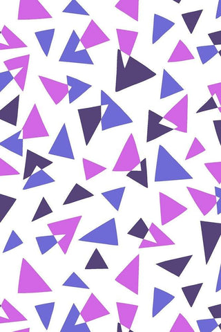 Pop Triangles By Nieves Herranz For Cotton + Steel Purple Mix
