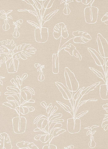 Potted Canvas Indoor Jungle By Kiley's Quilt Room For Moda Clay