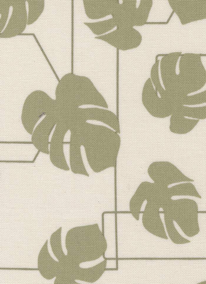Potted Canvas Monstera Geo By Kiley's Quilt Room For Moda Stone