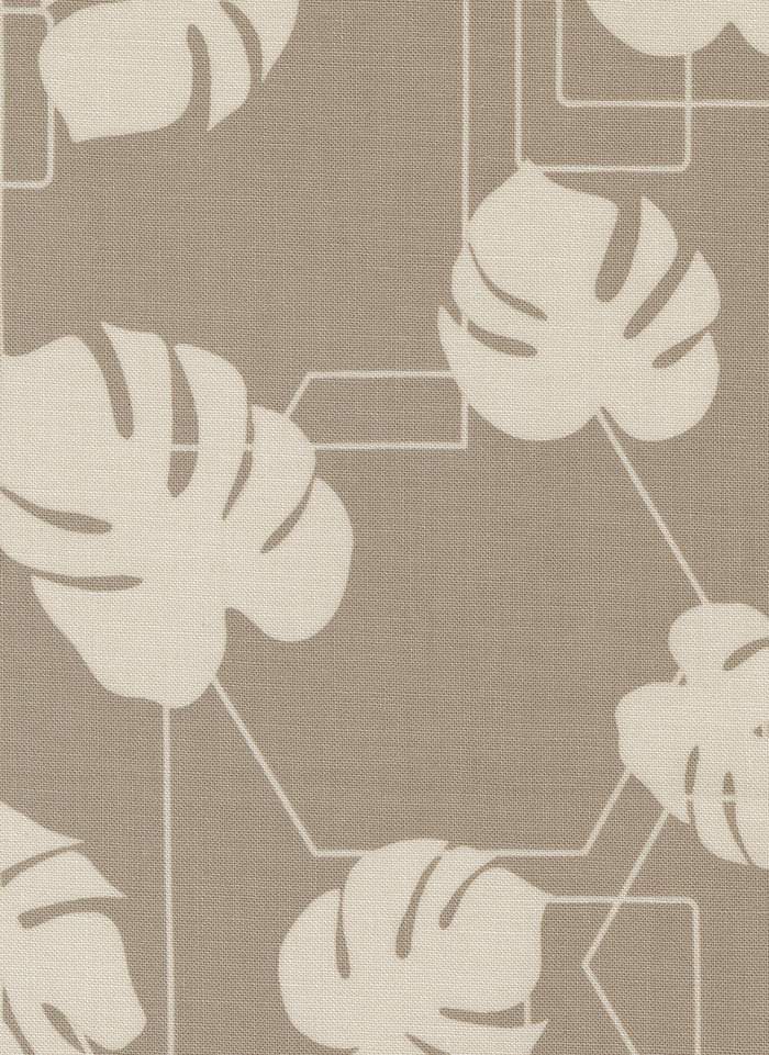 Potted Monstera Geo By Kiley's Quilt Room For Moda Ash