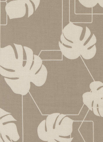 Potted Monstera Geo By Kiley's Quilt Room For Moda Ash