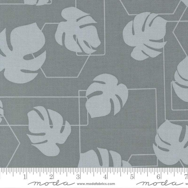 Potted Monstera Geo By Kiley's Quilt Room For Moda Ocean