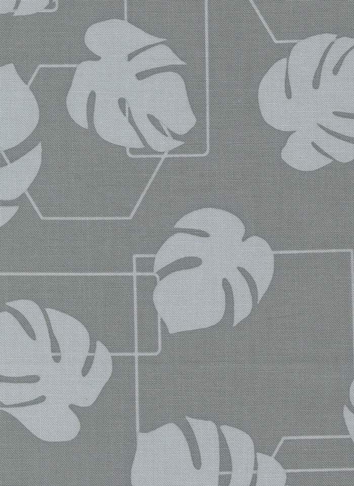 Potted Monstera Geo By Kiley's Quilt Room For Moda Ocean