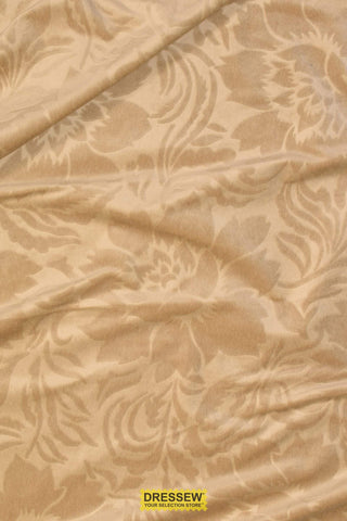 Premiere Embossed Velvet Ostion Beige