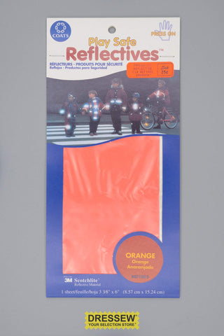 Press-On Reflective Sheet Orange
