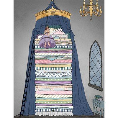 Princess And The Pea Panel By Hoffman Multi
