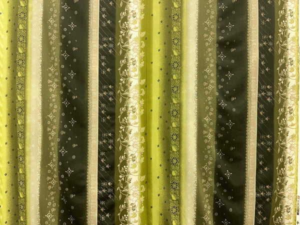 Printed Poly Knit Moss / Multi