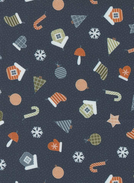 Purrfect Christmas Handmade Ornaments By Elena Amo For Moda Midnight