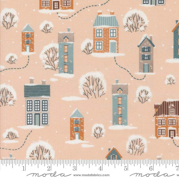 Purrfect Christmas Snowy Town By Elena Amo For Moda Bubblegum