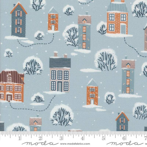Purrfect Christmas Snowy Town By Elena Amo For Moda Sky