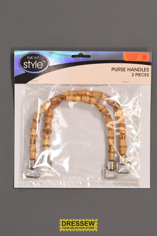 Purse Handles Bamboo Beads