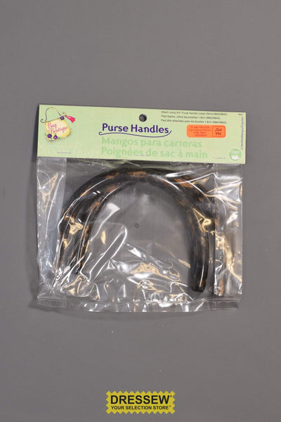 Purse Handles Dark Marble Pattern