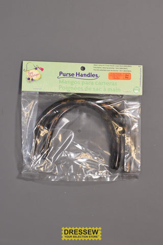 Purse Handles Dark Marble Pattern