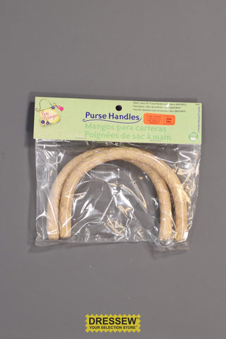 Purse Handles Light Beige Fancy