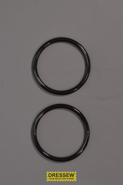 Purse Handles Round Black