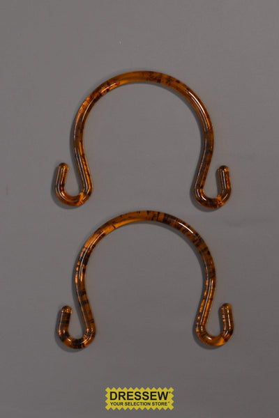 Purse Handles Swirl Amber