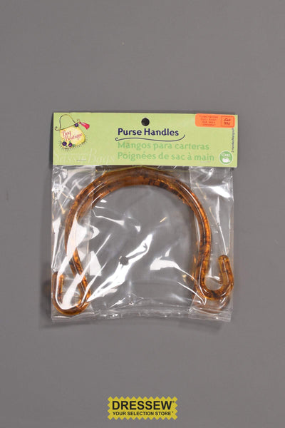 Purse Handles Swirl Amber