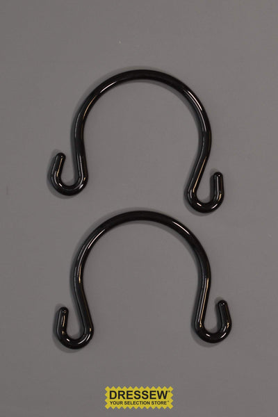 Purse Handles Swirl Black
