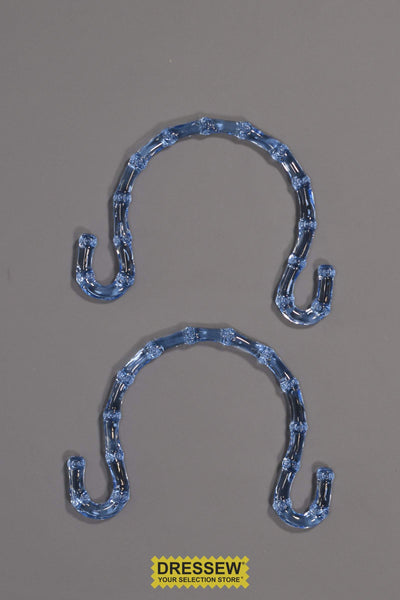 Purse Handles Swirl Blue