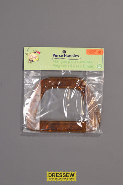Purse Handles Triangular Amber