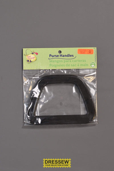 Purse Handles Triangular Black