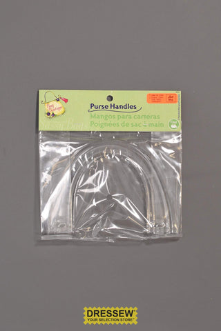Purse Handles U-Shape Clear