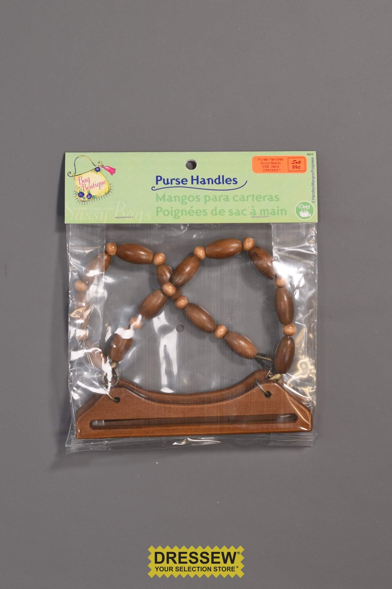 Purse Handles Wood Beads