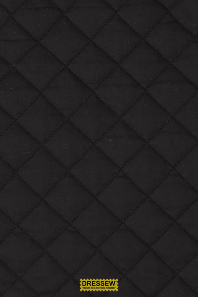 Quilted Broadcloth Black