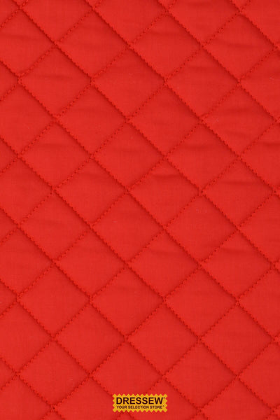 Quilted Broadcloth Red