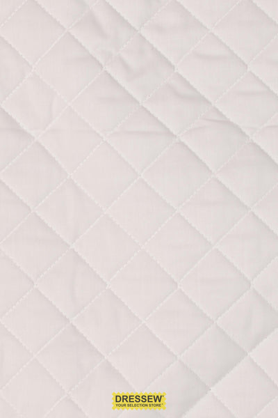 Quilted Broadcloth White