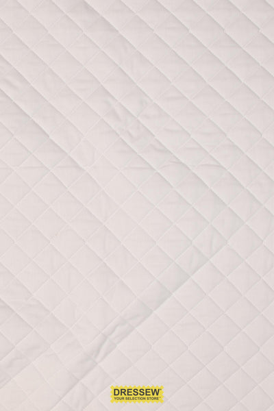 Quilted Broadcloth White