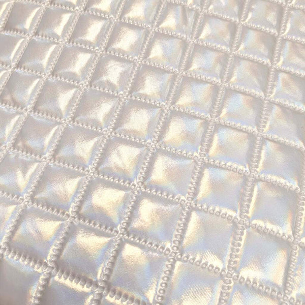 Quilted Wetlook Pearl