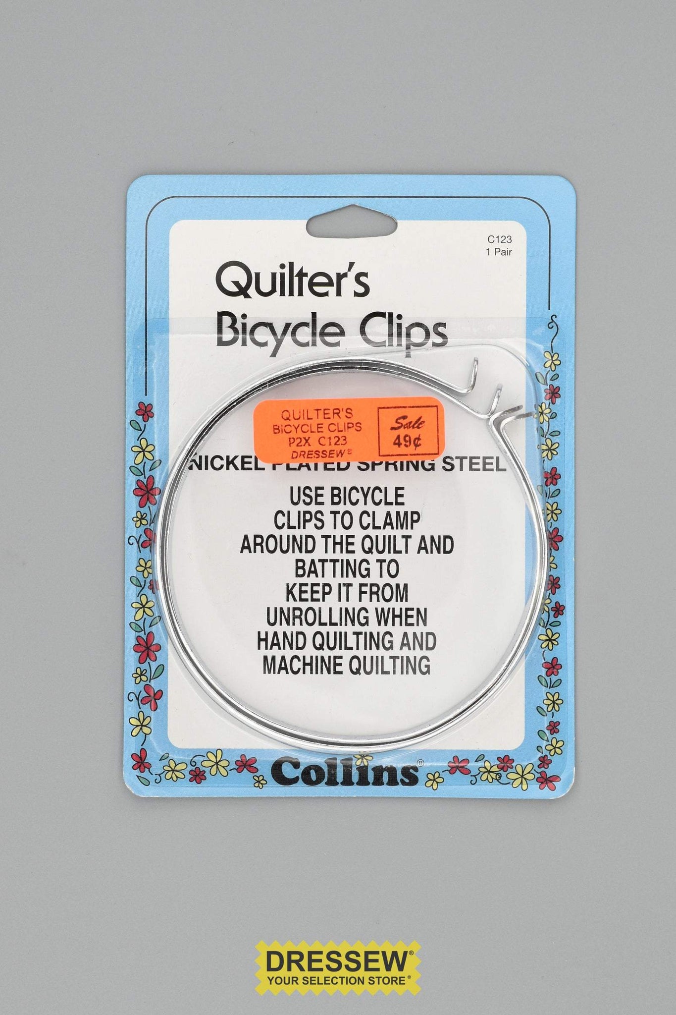 Quilter's Bicycle Clips