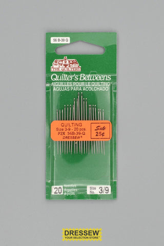 Quilting Hand Needles Size 3-9