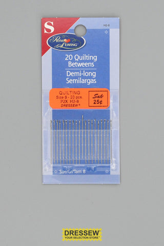 Quilting Hand Needles Size 8