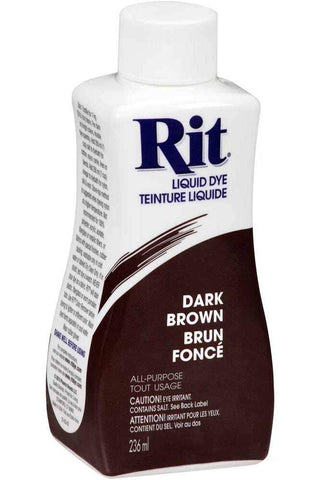 RIT All Purpose Liquid Dye 236ml (8oz.) Dark Brown