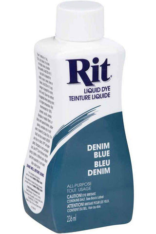 RIT All Purpose Liquid Dye 236ml (8oz.) Denim Blue