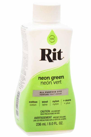 RIT All Purpose Liquid Dye 236ml (8oz.) Neon Green