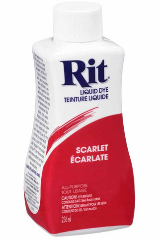 RIT All Purpose Liquid Dye 236ml (8oz.) Scarlet