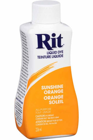 RIT All Purpose Liquid Dye 236ml (8oz.) Sunshine Orange