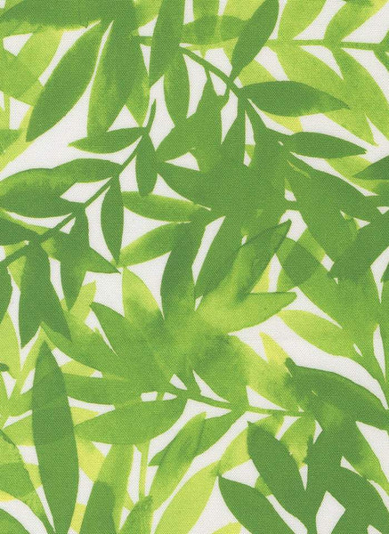 Radiant Leaf Watercolour By Amarilys Henderson For Moda Grass