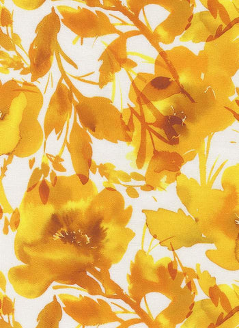 Radiant Poppy Watercolour By Amarilys Henderson For Moda Sunshine