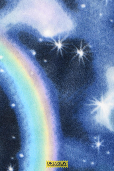 Rainbow Galaxy Polar Fleece Navy / Multi