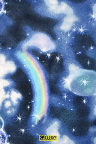 Rainbow Galaxy Polar Fleece Navy / Multi