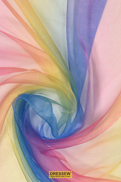 Rainbow Organza Multi