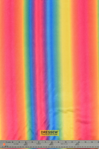 Rainbow Satin Bright Stripe