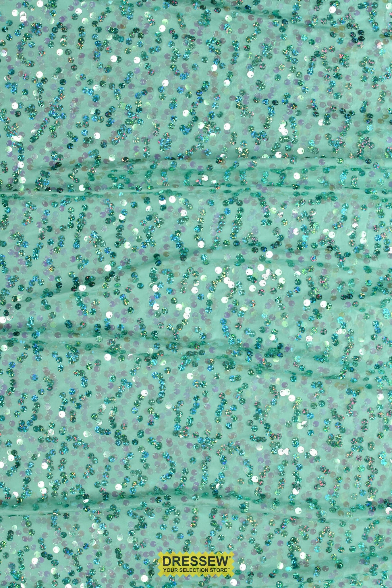 Razzle Dazzle Sequin Knit Aqua / Turquoise