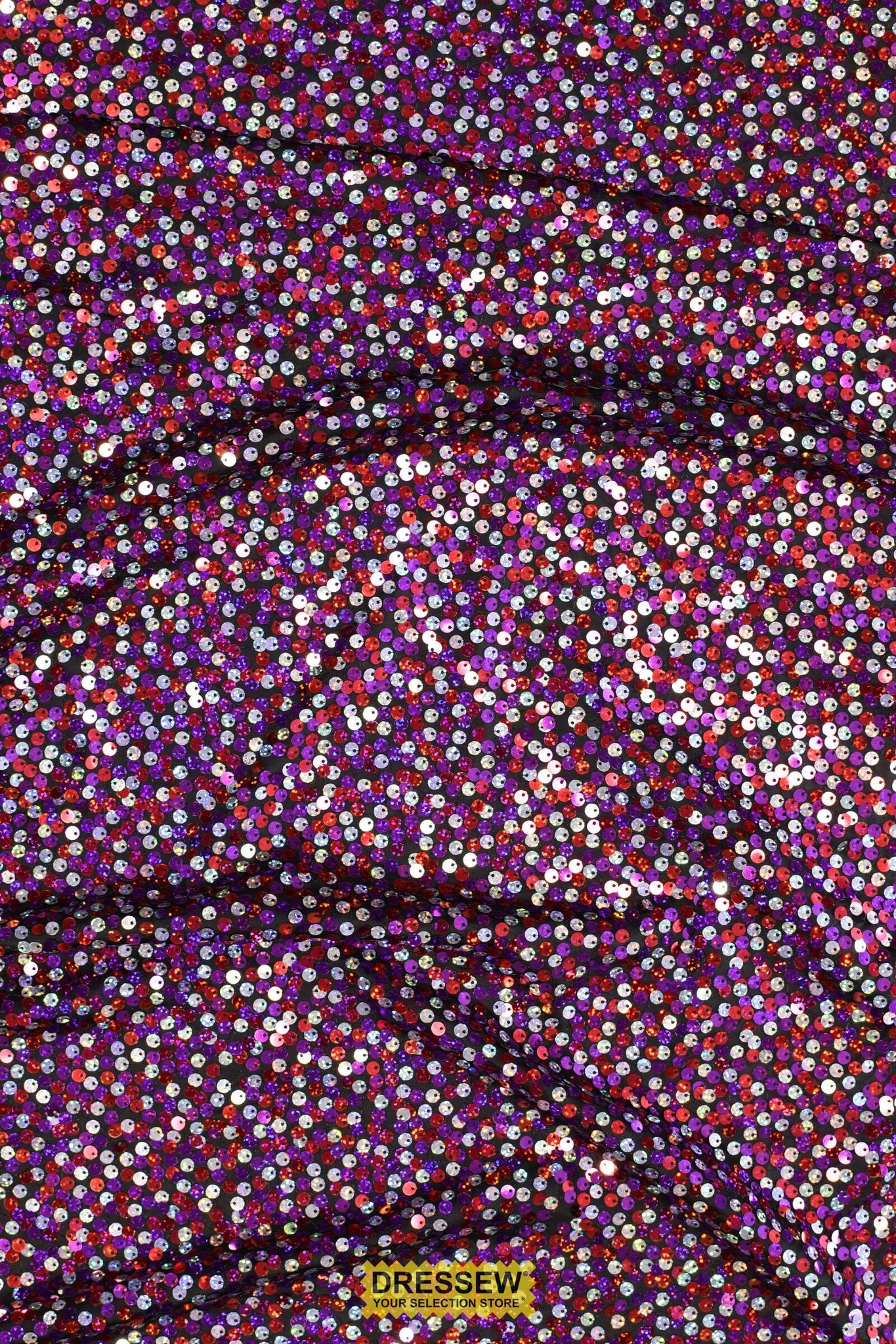 Razzle Dazzle Sequin Knit Black / Pink / Purple