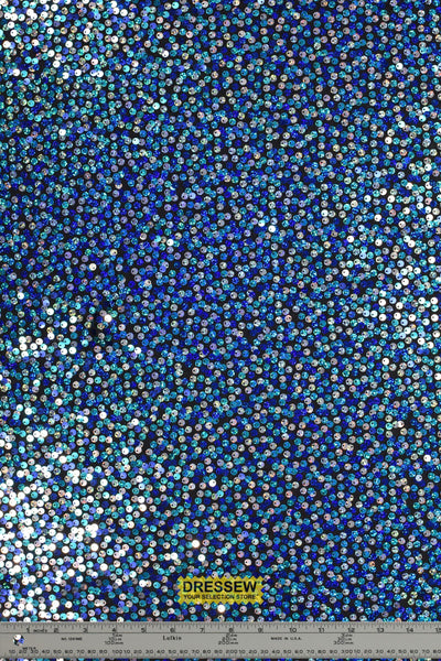 Razzle Dazzle Sequin Knit Black / Turquoise / Silver