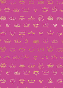 Reign Coronation By Rashida Coleman-Hale Of Ruby Star Society For Moda Magenta / Metallic